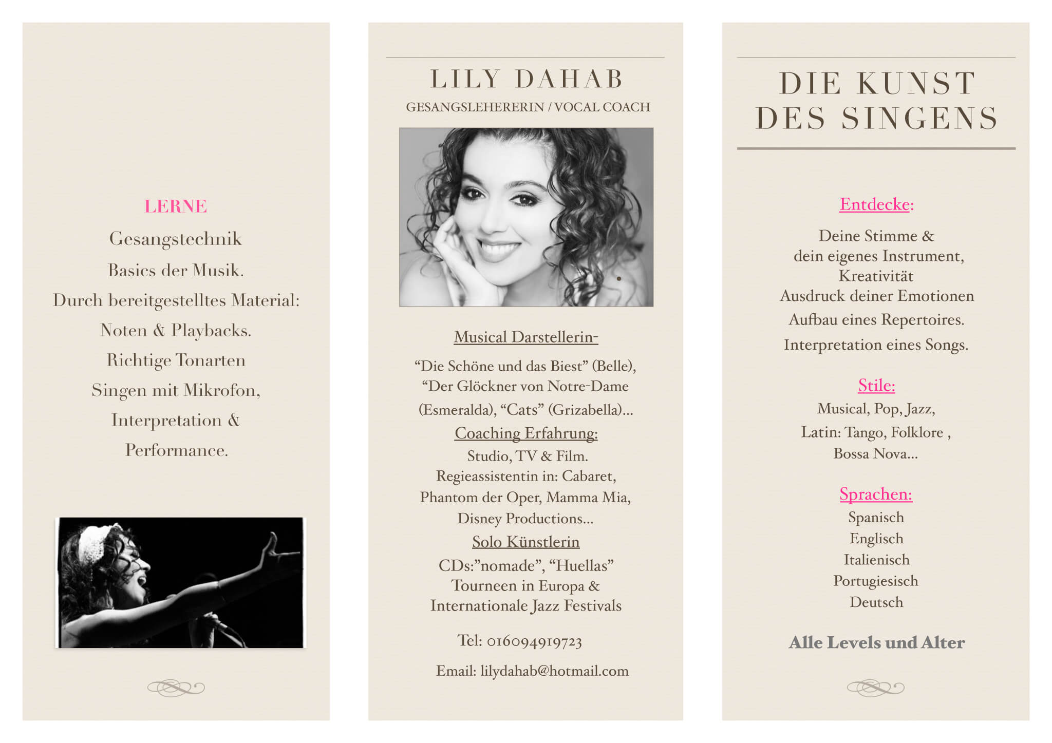 lily dahab unterrichtet